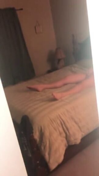 Caught MILF step mom masturbating on Snapchat and she couldn’t stop