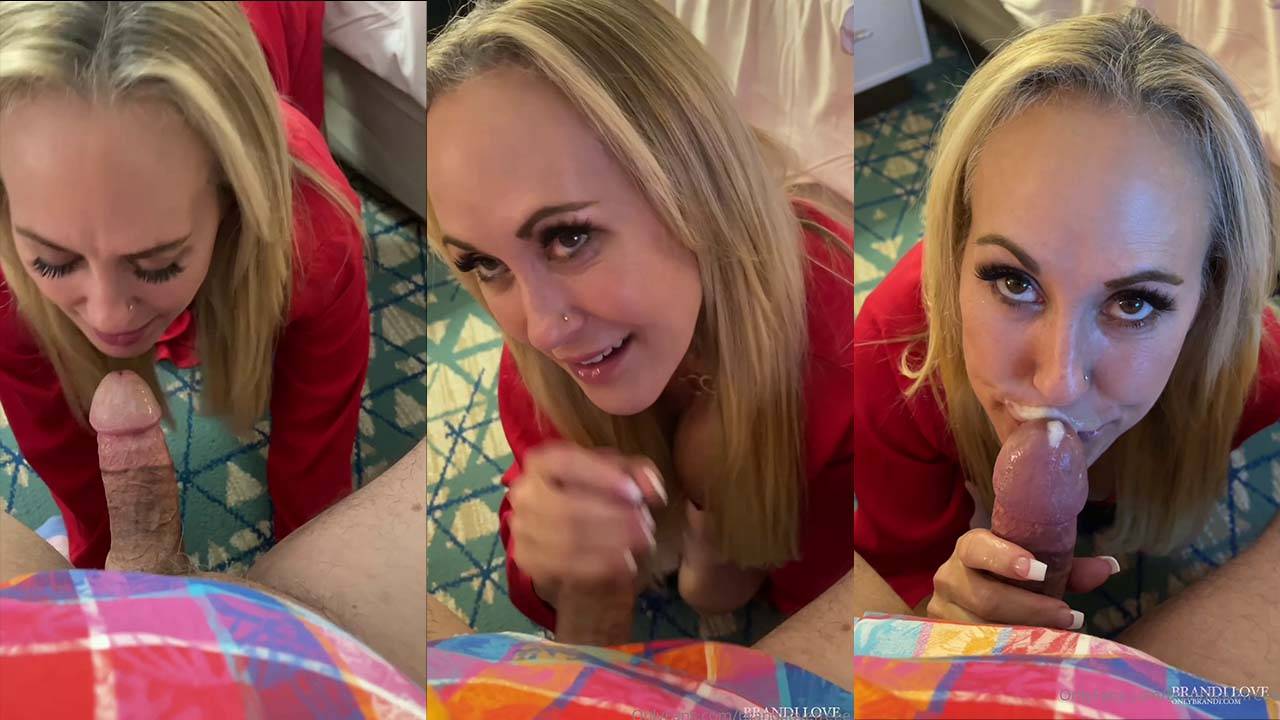 Brandi Love – On Her Knees On The Hotel Floor At AVN Video Leaked