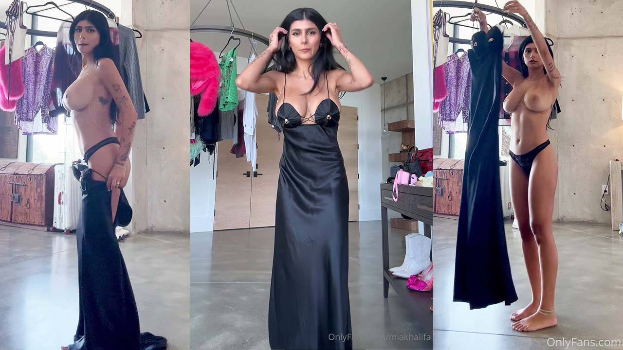 Mia Khalifa Getting Ready Nude On Sexy Dress Video Leaked