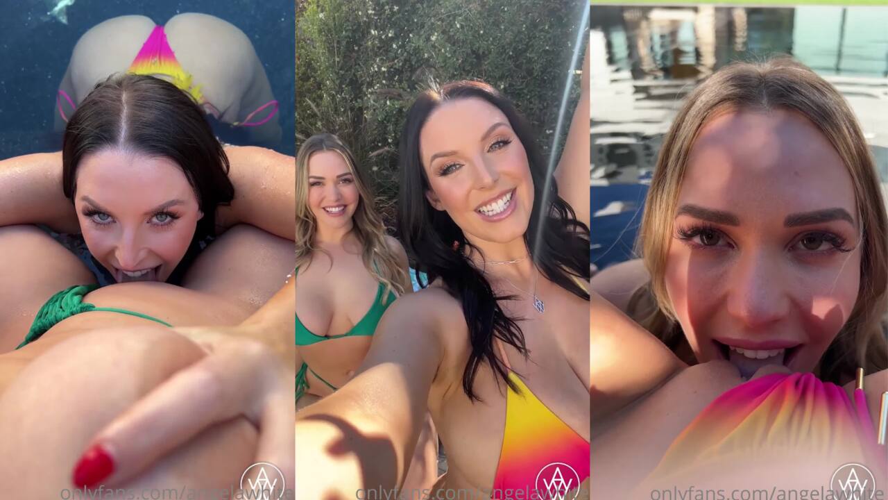 Angela White – Pool GG With Mia Malkova Video Leaked