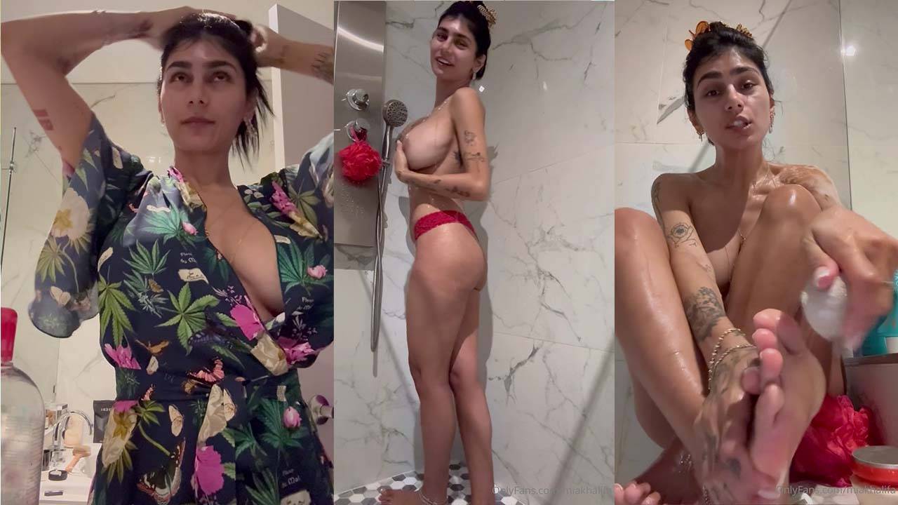 Mia Khalifa – Hot Nude Steamy Shower After A Long Day Video Leaked