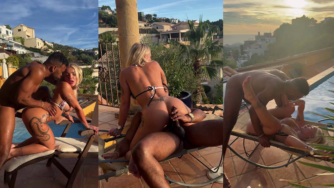 Tasha Paige – BBC Poolside Sex With The View Video Leaked