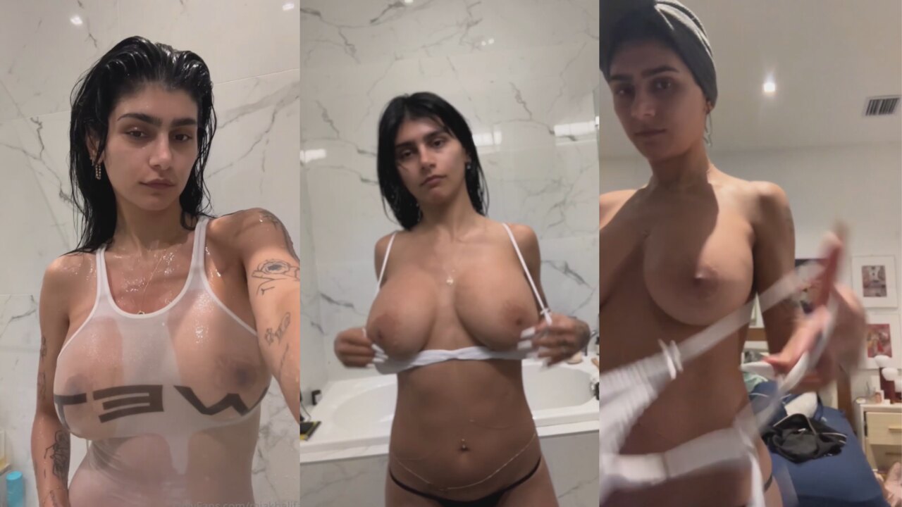 Mia Khalifa – Post Shower Video Leaked